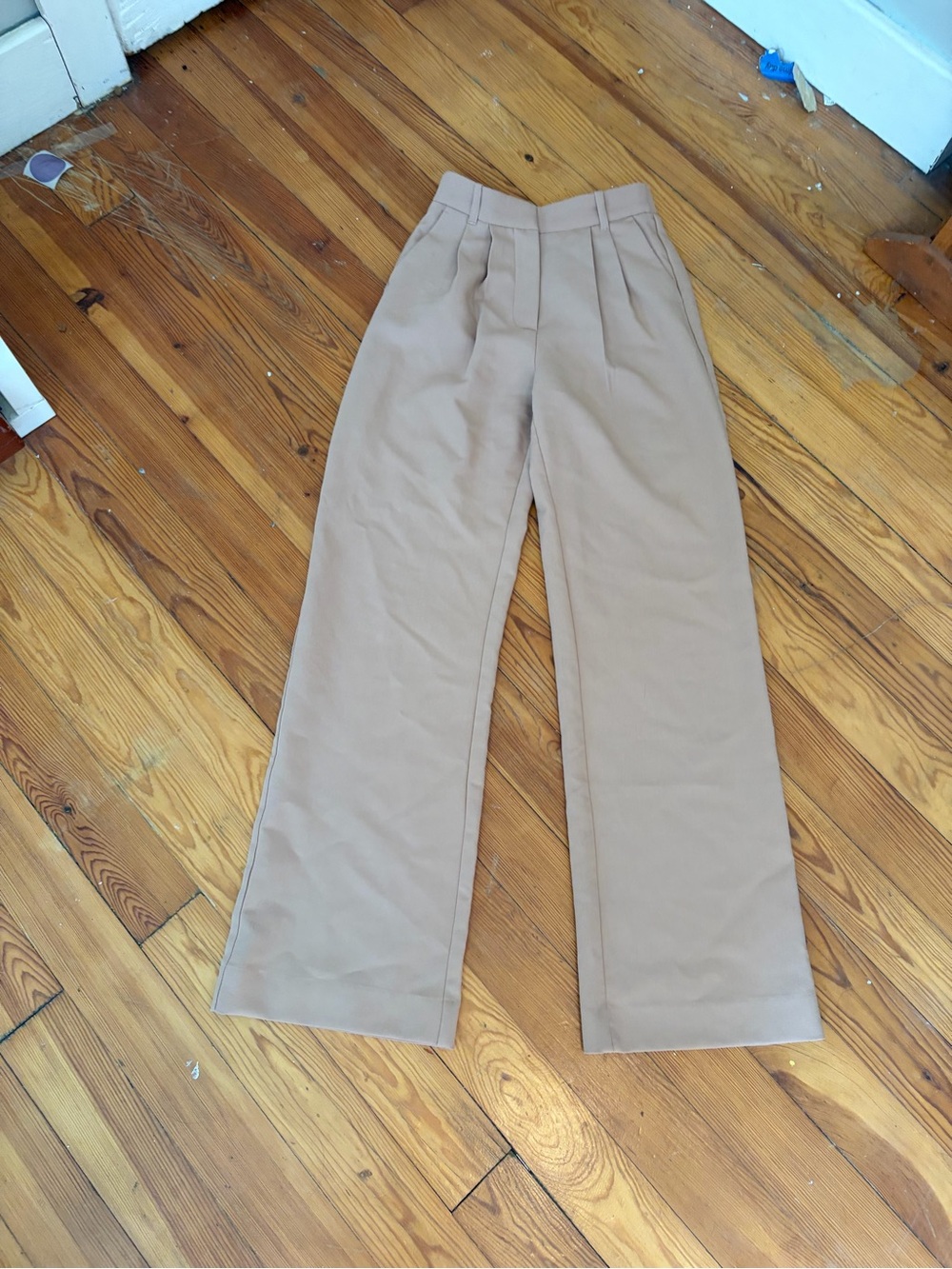 Abercrombie & Fitch Beige/Tan High-Rise Pants